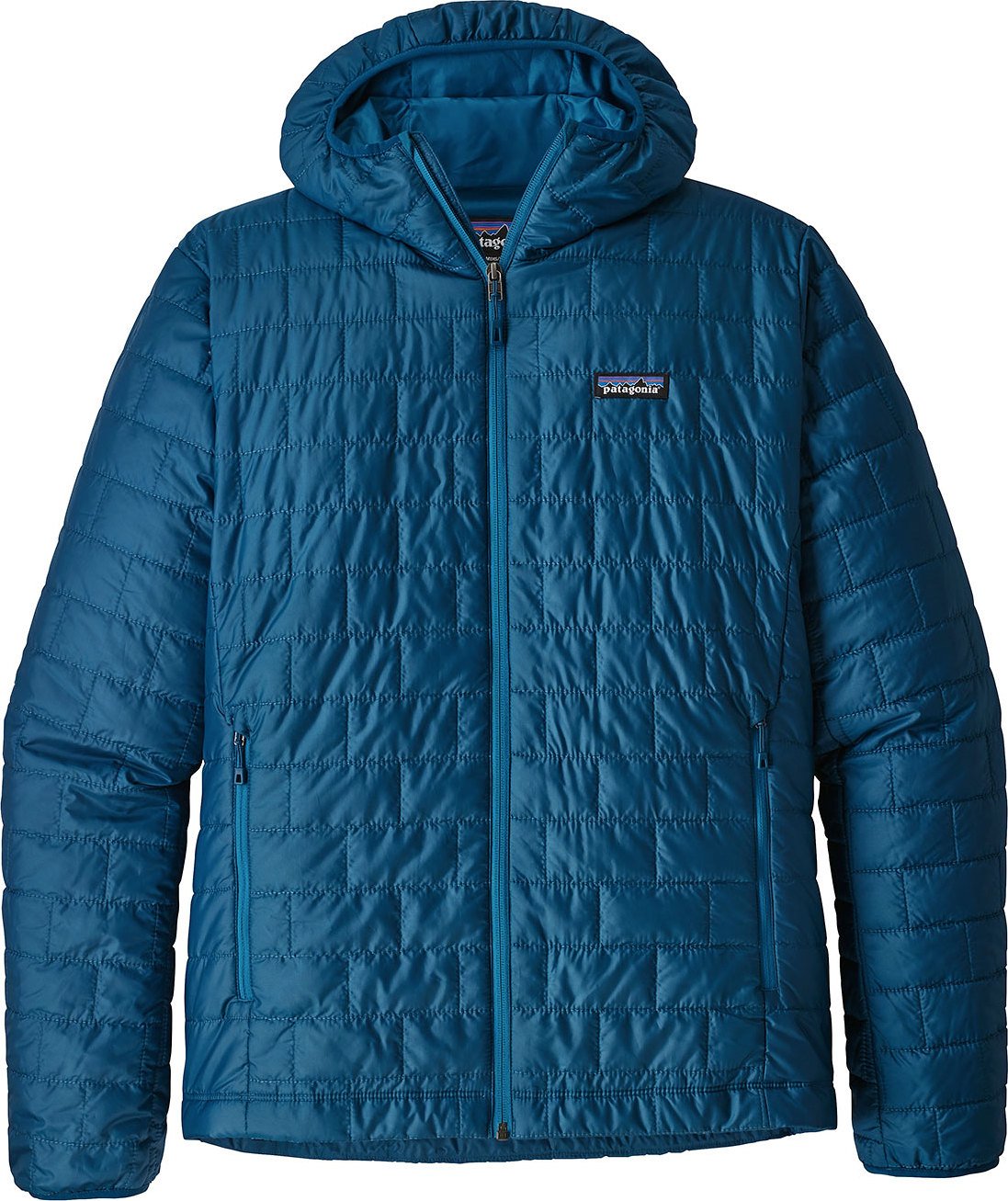 Patagonia nano puff hoody big sur blue best sale