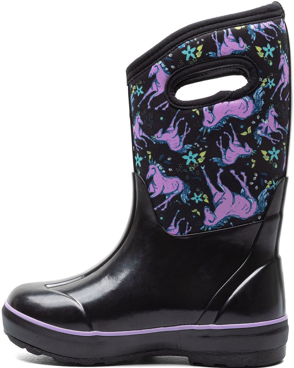 Purple unicorn boots best sale