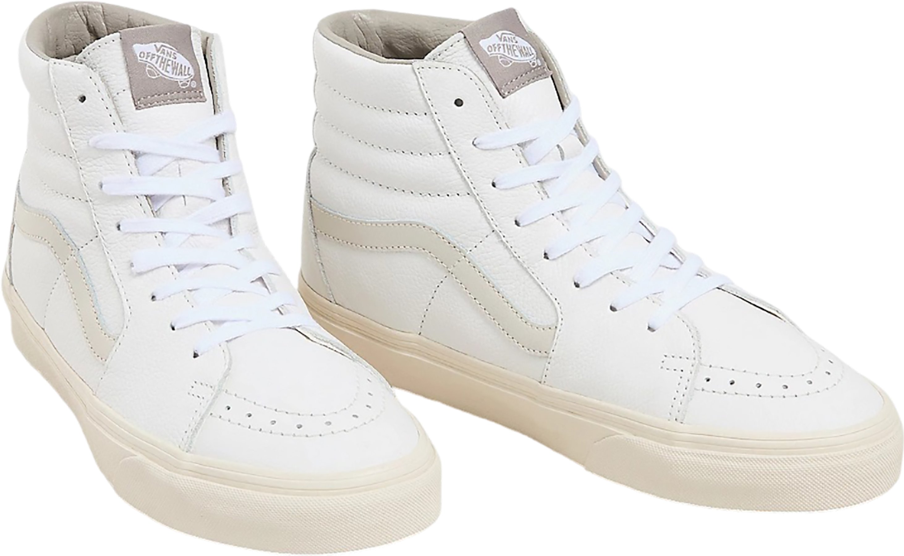 Vans Sk8 Hi Premium Leather Shoes Unisex Rain Drum 9 10.5