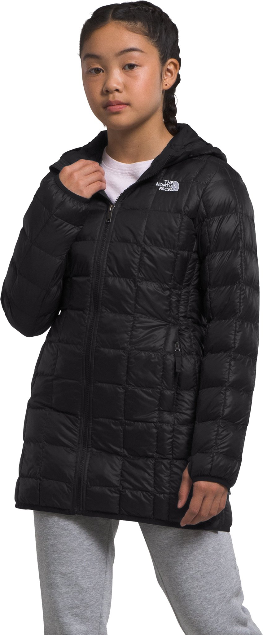 The North Face ThermoBall Parka Girls TNF Black XS