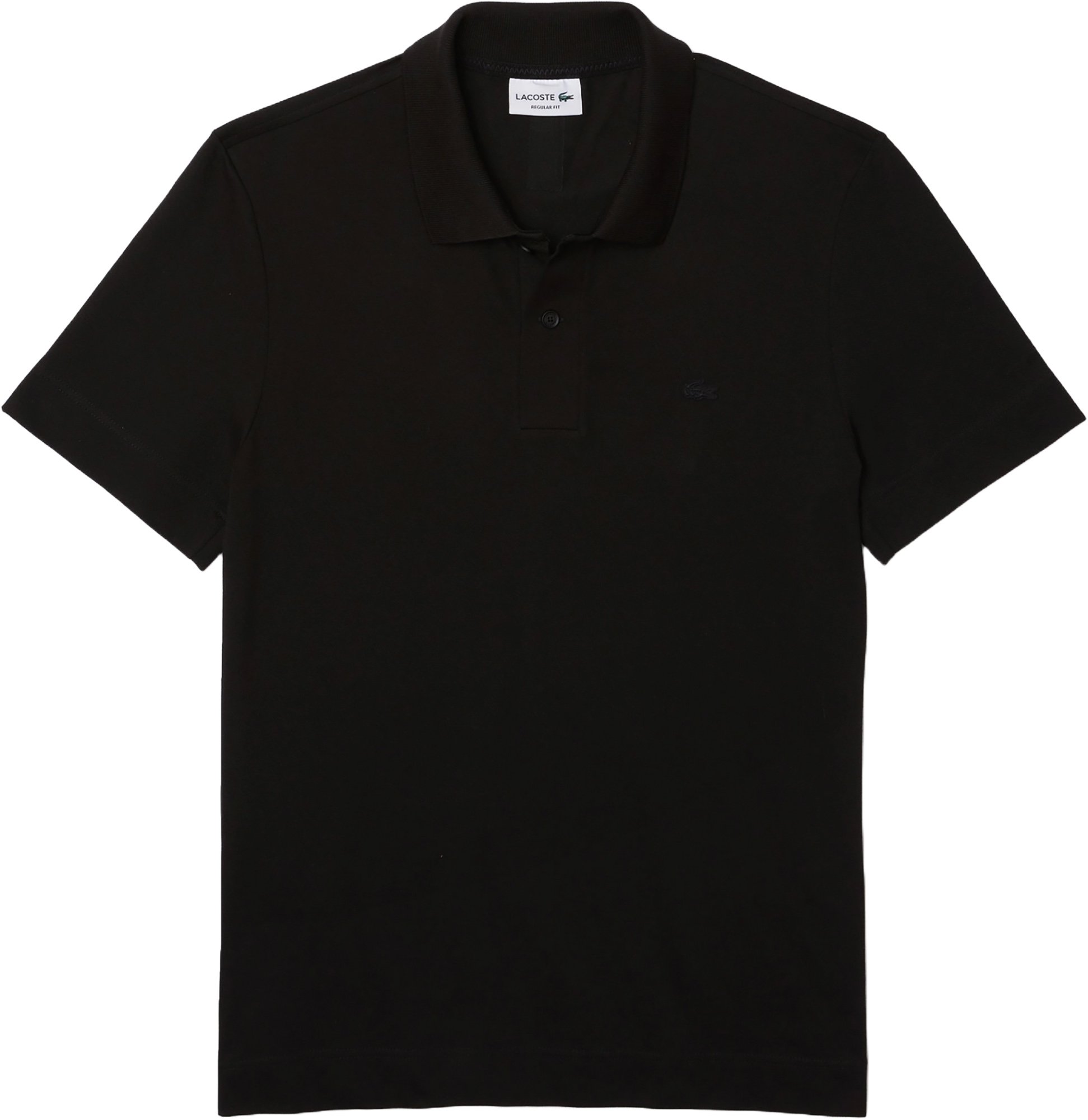 Black polo lacoste best sale