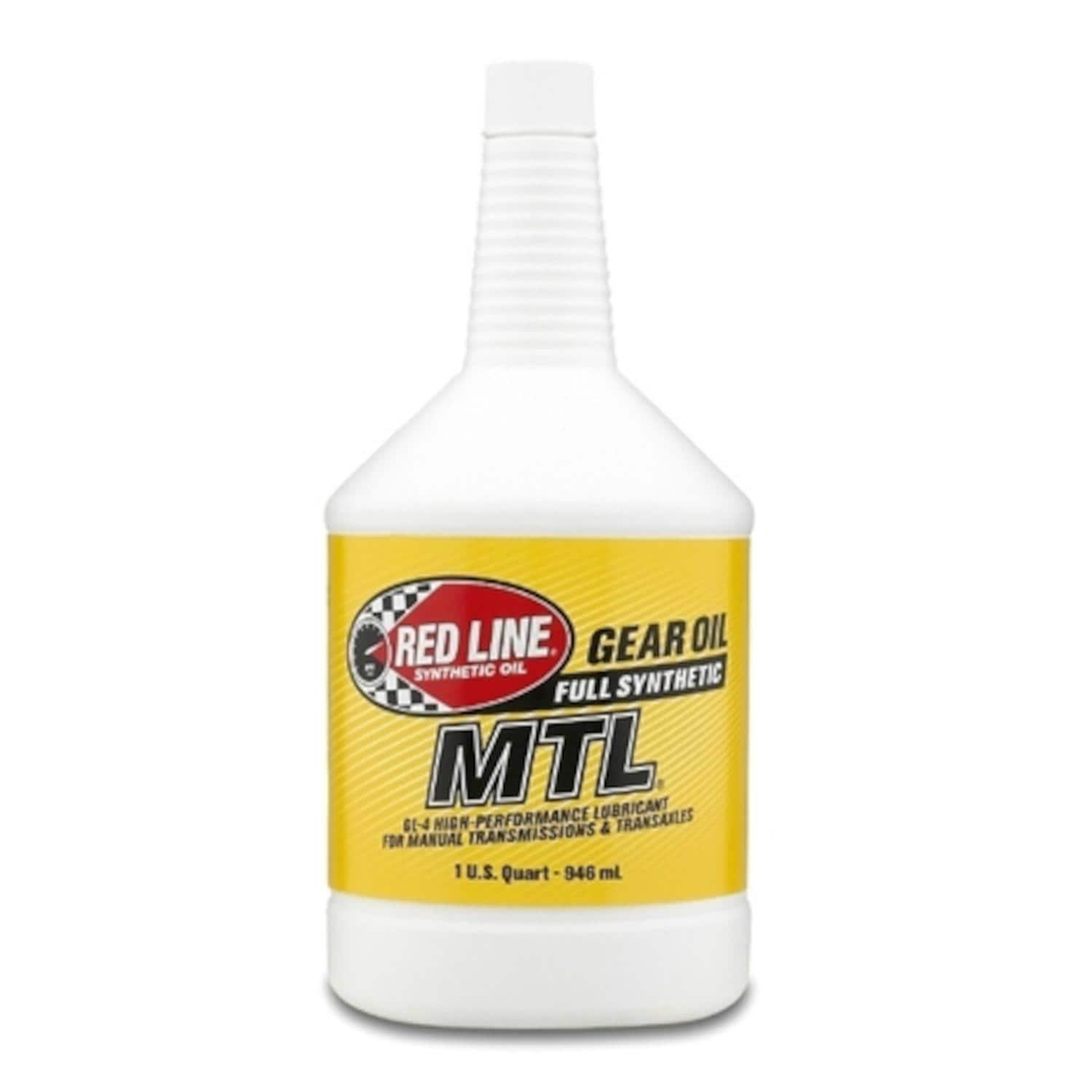 Red Line MTL 75W80 Full Synthetic GL-4 Gear Oil 1 Quart