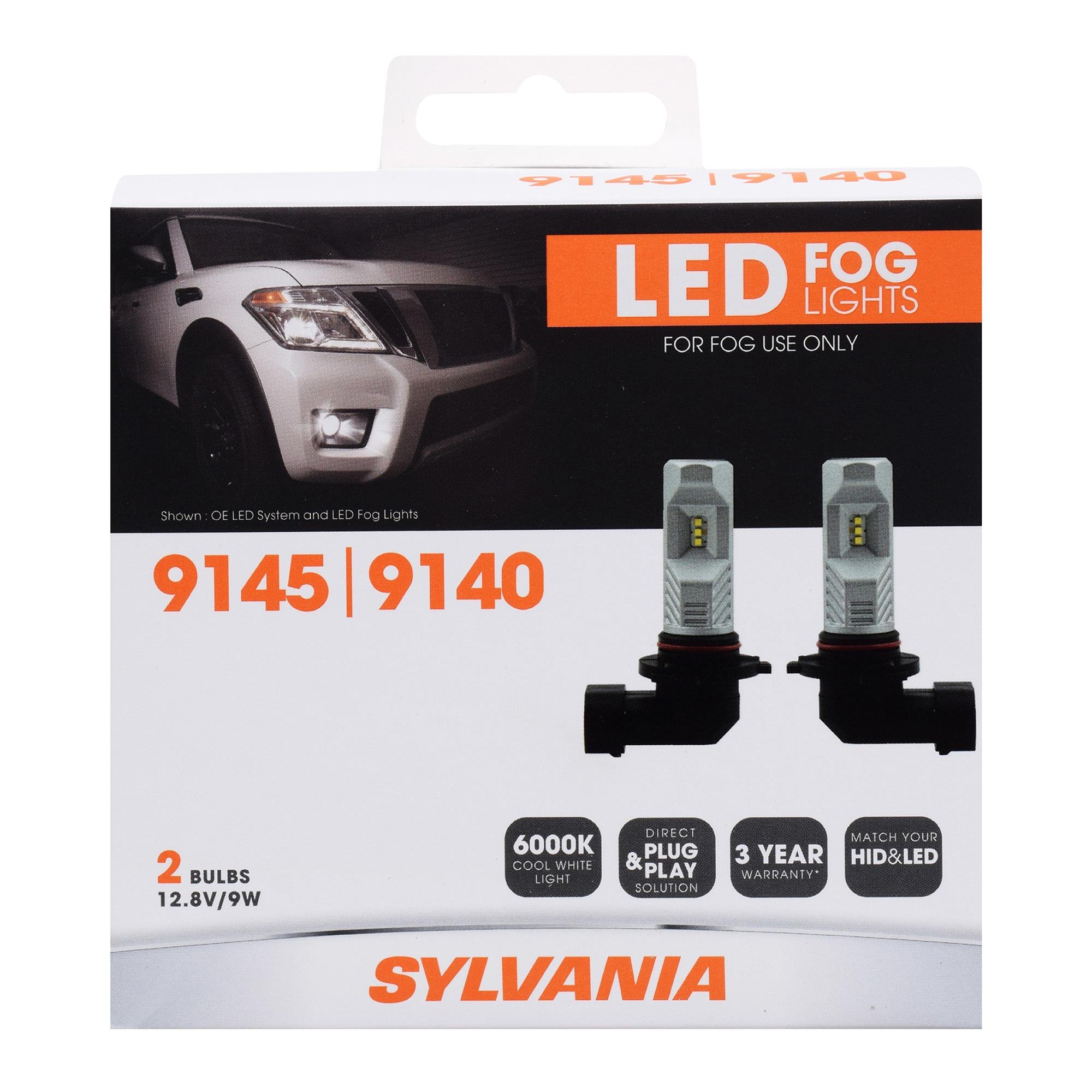 Sylvania White LED Light Bulb, 2 Pack 9145ZEVOLED