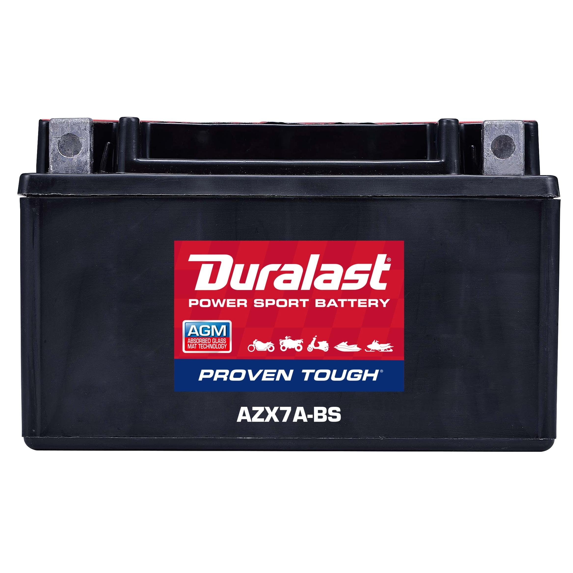 Duralast Powersport Absorbed Glass Mat (AGM) Battery AZX7A-BS