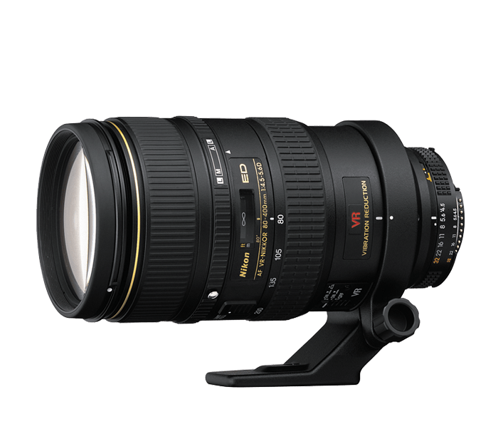 Nikon AF VR Zoom-NIKKOR 80-400mm f/4.5-5.6D ED | DSLR Lenses