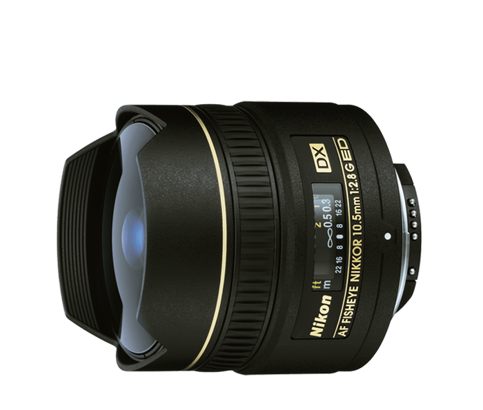 秋田道Nikon AF DX Fisheye-Nikkor 10.5mm f/2.8G レンズ(単焦点)