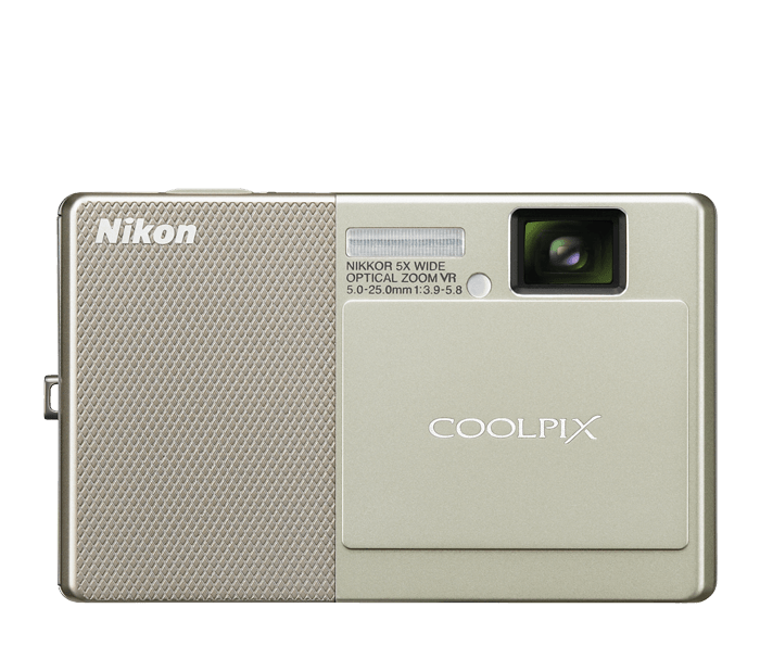 ニコン ∞ Nikon ニコン コンデジ COOLPIX S70 ライトブラウン NIKKOR 8X WIDE 5.0-25.0ｍｍ F3.9-5.8 動作確認済 光学5倍 デジカメ □H8