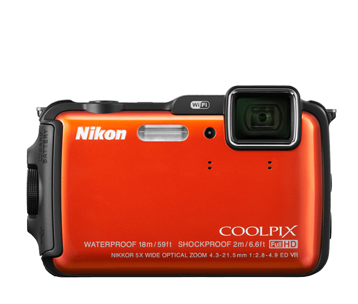 103 Nikon COOLPIX AW120 オレンジ Nikon COOLPIX AW120 Orange | Point & Shoot Cameras | Nikon USA