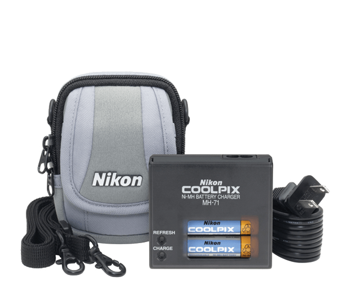 Nikon Coolpix L Series Case, Battery & Charger Kit | COOLPIX Compact ...