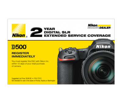 D500 Extended Service Coverage (2 Years)