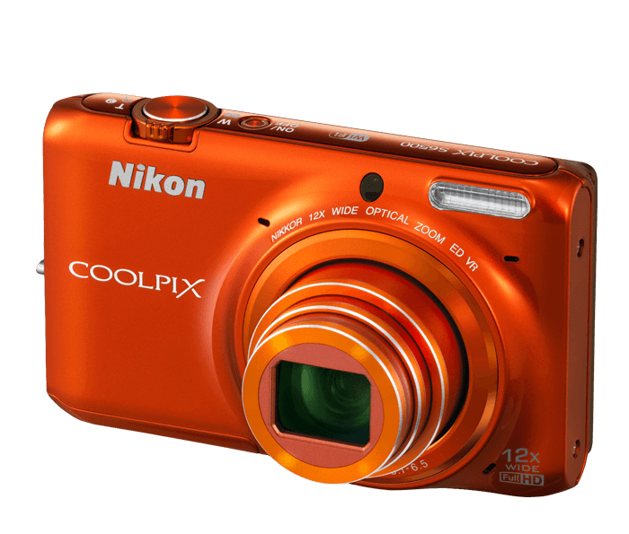 【バッテリージャンク】Nikon COOLPIX S6500オレンジ バッテリージャンク】Nikon COOLPIX S6500オレンジ