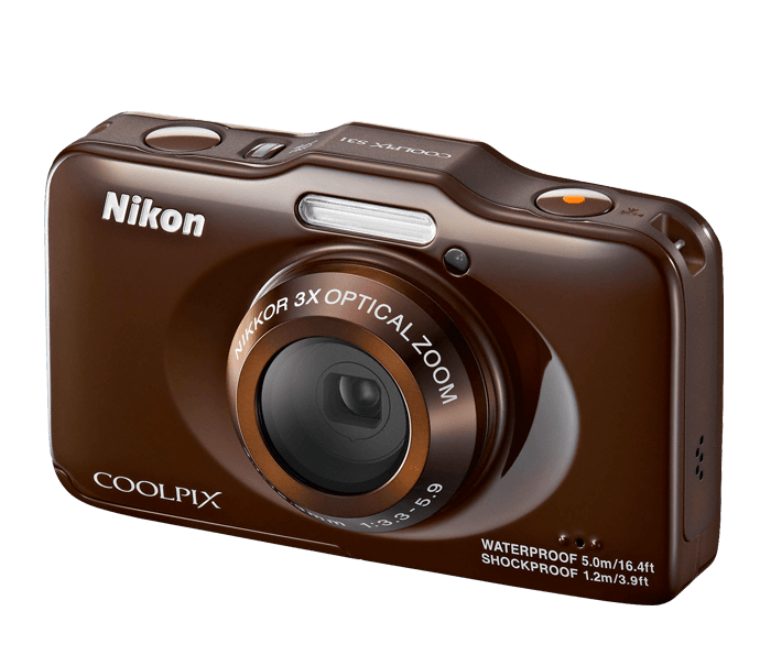 Nikon COOLPIX S31 digital camera | waterproof digital camera from