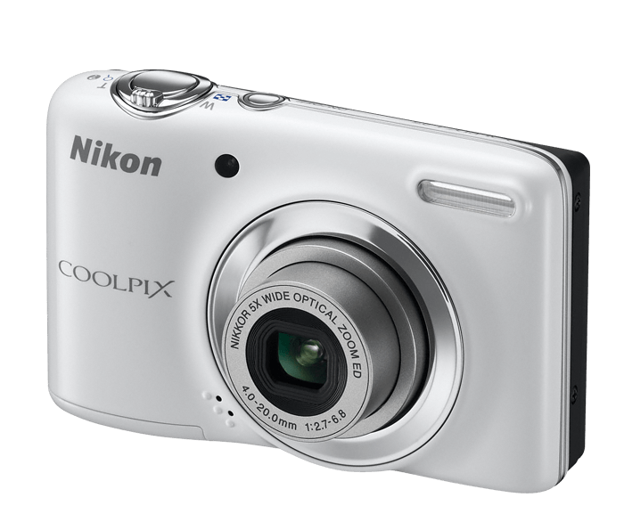 Nikon COOLPIX L25 White | Point & Shoot Cameras | Nikon