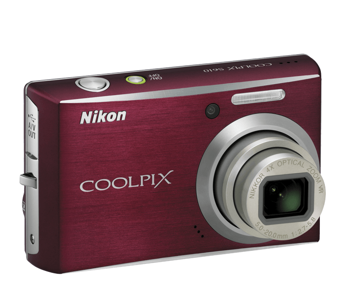 10.0MP S610 COOLPIX Nikon Exc+3] （良品） S610 coolpix Nikon Black From Camera Digital Compact デジタルカメラ