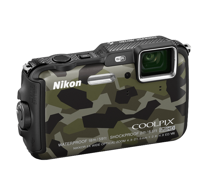 Nikon COOLPIX AW120 | Compact Rugged Digital Camera w/ WiFi