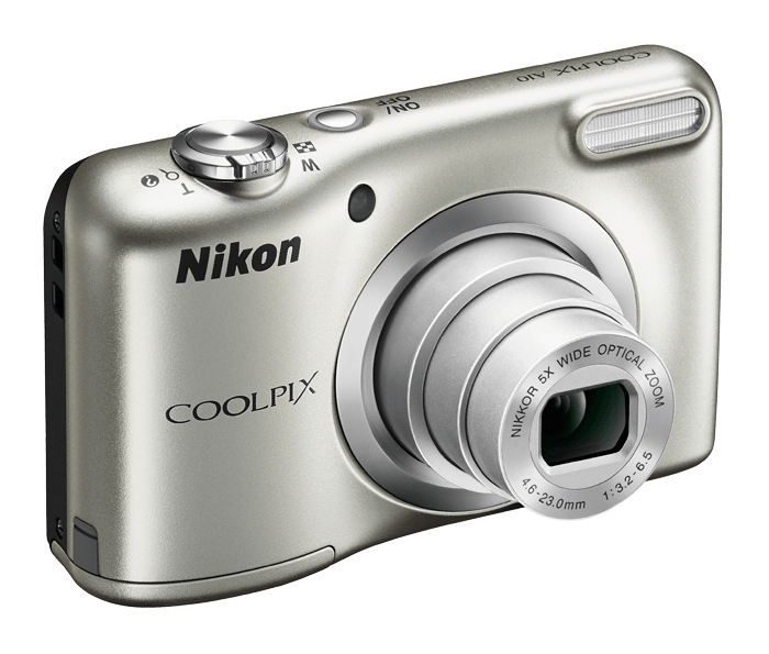 ジャンク品　Nikon COOLPIX ホワイト 10倍ズーム Amazon.com : Nikon COOLPIX A10, Silver : Electronics