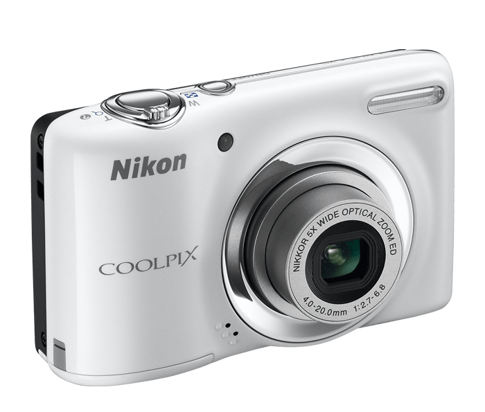 Nikon COOLPIX L25 White | Point & Shoot Cameras | Nikon
