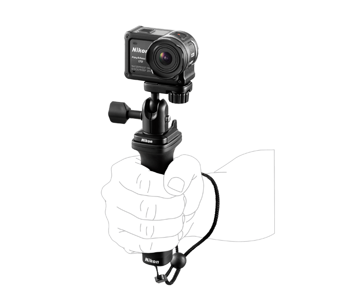 【中古】「非常に良い」Nikon ハンディースティック MP-AA1(アクションカメラ KeyMission用) Nikon MP-AA1 Handy Grip | Action Camera Accessories | Nikon USA