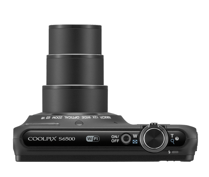 Nikon COOLPIX S6500 Black | Point & Shoot Cameras | Nikon