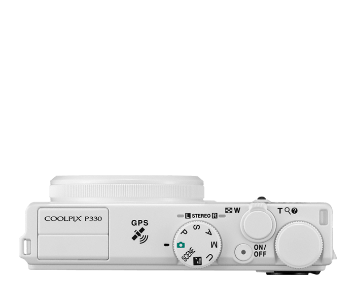 ジャンク】外装美品 部品取り Nikon COOLPIX P330 ホワイト