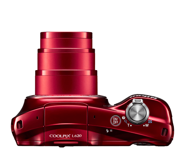 Nikon COOLPIX L620 Red | Point & Shoot Cameras | Nikon