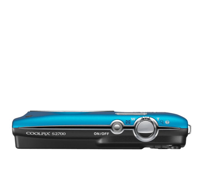 Nikon COOLPIX S2700 Blue | Point & Shoot Cameras | Nikon