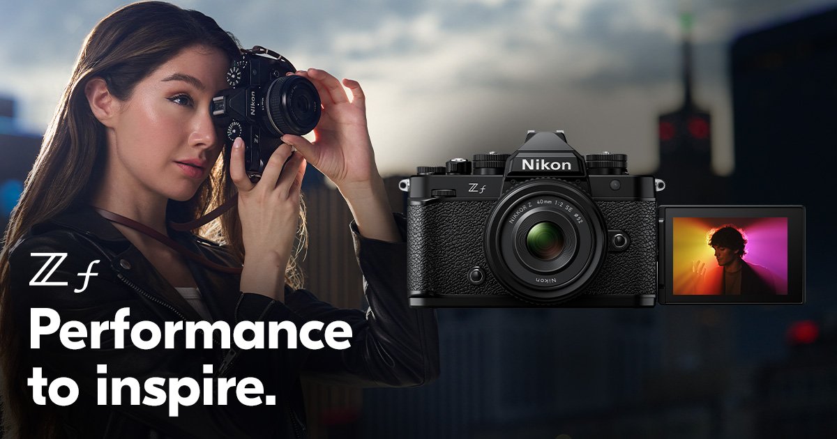 Nikon Z f Mirrorless Camera | Full Frame Retro Design