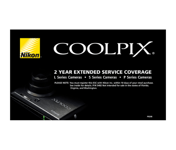 Nikon Extended Service Coverage (2 Years) for all COOLPIX Cameras