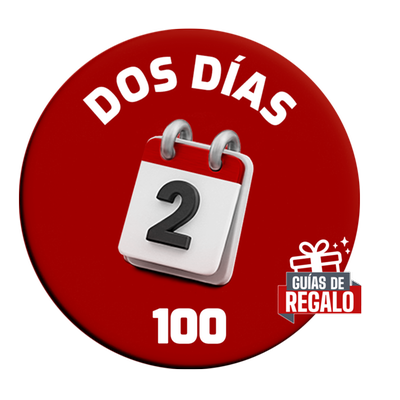 Combo 100 Guías Dos Días con 10 Guías de REGALO