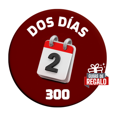 Combo 300 Guías Dos Días con 30 Guías de REGALO